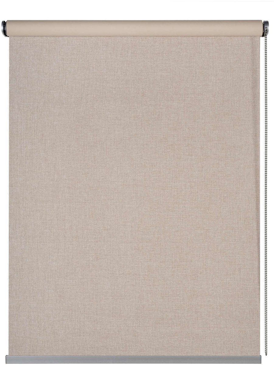 Storesdeco Opaco Rolgordijnen Blackout Premium met aluminium afwerkingen Beige 80x250 cm