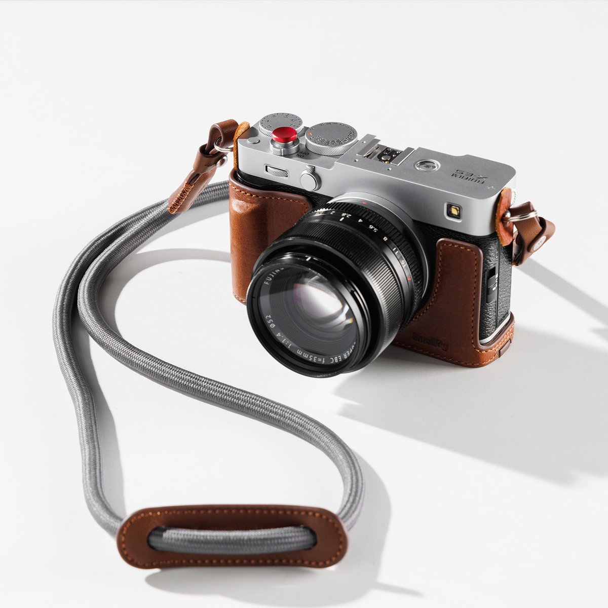 SmallRig 5449 Camera Leather Case Kit For Fujifilm X-E5 Brown
