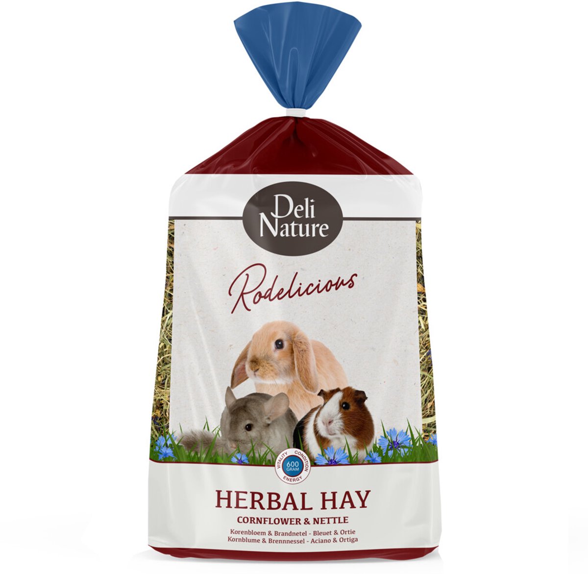 Deli Nature Rodelicious Kruidenhooi Korenbloem & Brandnetel 600gr