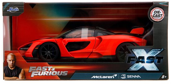 Modèle moulé sous pression Fast & Furious de Jada Toys à l'échelle 1/24, McLaren Senna