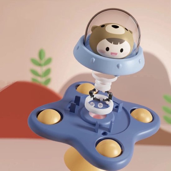 Fidget Toys - Zuignap Spinner Speelgoed - 3 stuks - Fidget spinner - Sensorisch Speelgoed - Baby - Badspeelgoed - Speelgoed - Badspinner - NIEUW - Kinderen! van Merkloos — afbeelding 5