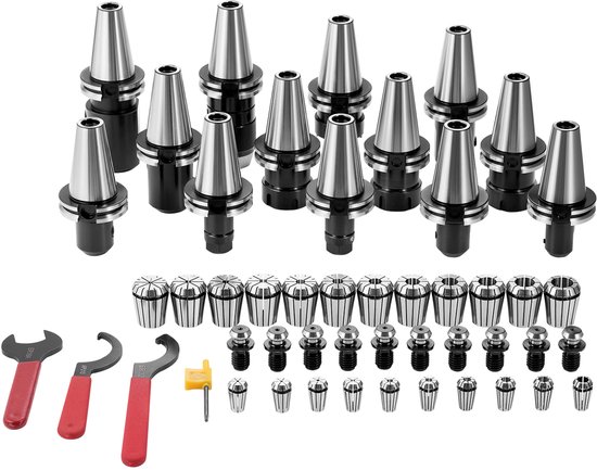 Set directe spantangen Morse Konus met draad MW-Tech MW-Tech DSSMK Set directe spantangen Morse Konus met draad MW-Tech MW-Tech DSSMK