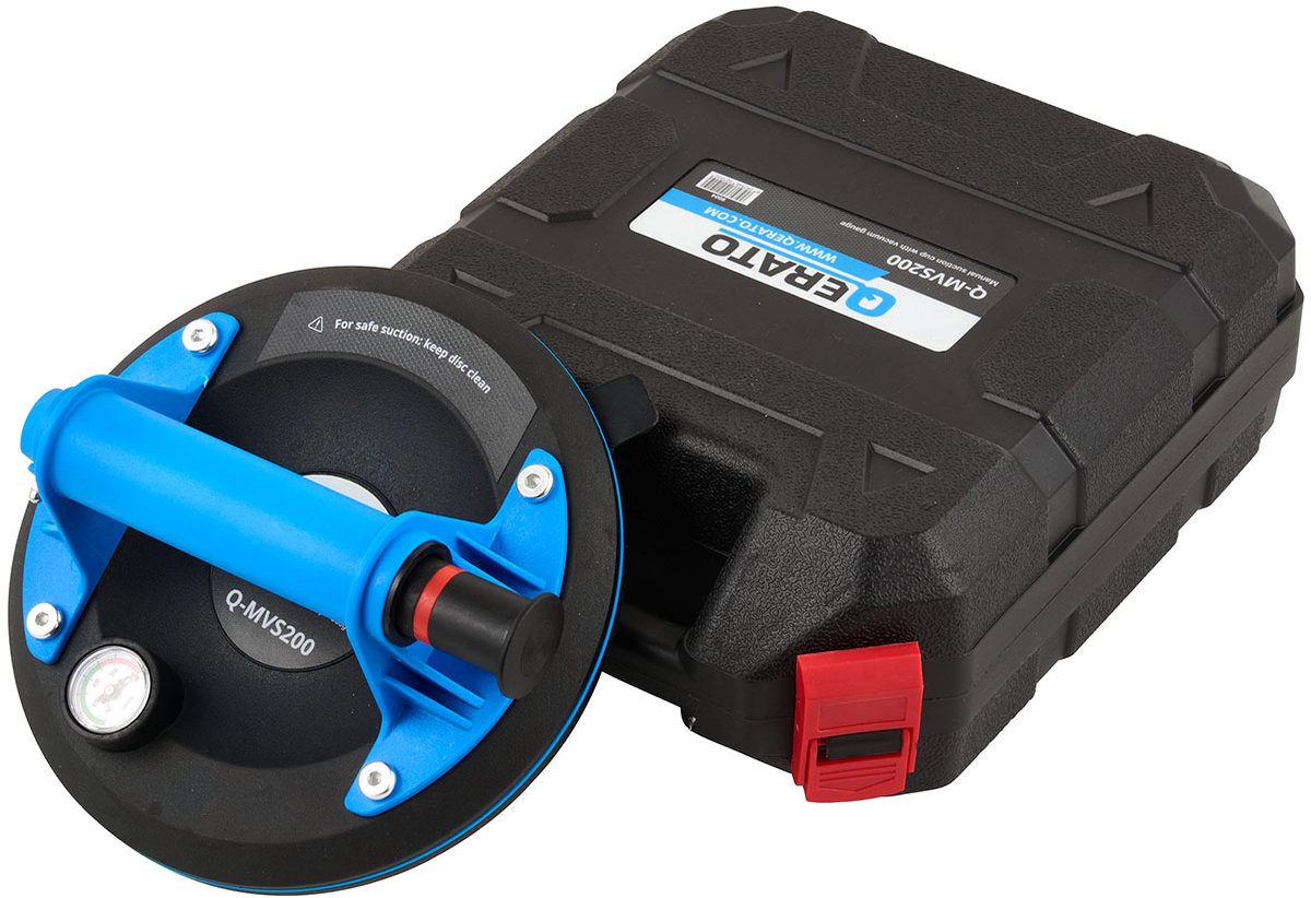 Qerato vacuüm tegelzuignap met drukmeter Max. 160 kg