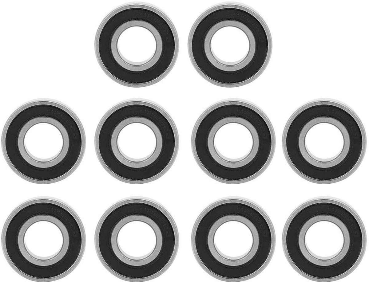 Allecto Plus - Diep-groef kogellagers 10 stuks 6900-2RS Rubber verzegeld 10mm* 22mm* 6mm - Duurzaam en betrouwbaar product voor diverse toepassingen.