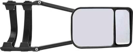TOTMOX auto trekspiegel, verstelbare uitschuifbare spiegel voor auto, camper, caravan, camper, vervangende dubbele spiegels (2 stuks