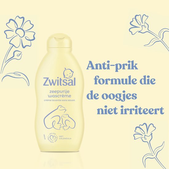 Zwitsal Zeepvrije Wascrème - Baby - helpt de natuurlijke huidbarrière te beschermen - 6 x 200 ml van Zwitsal — afbeelding 3