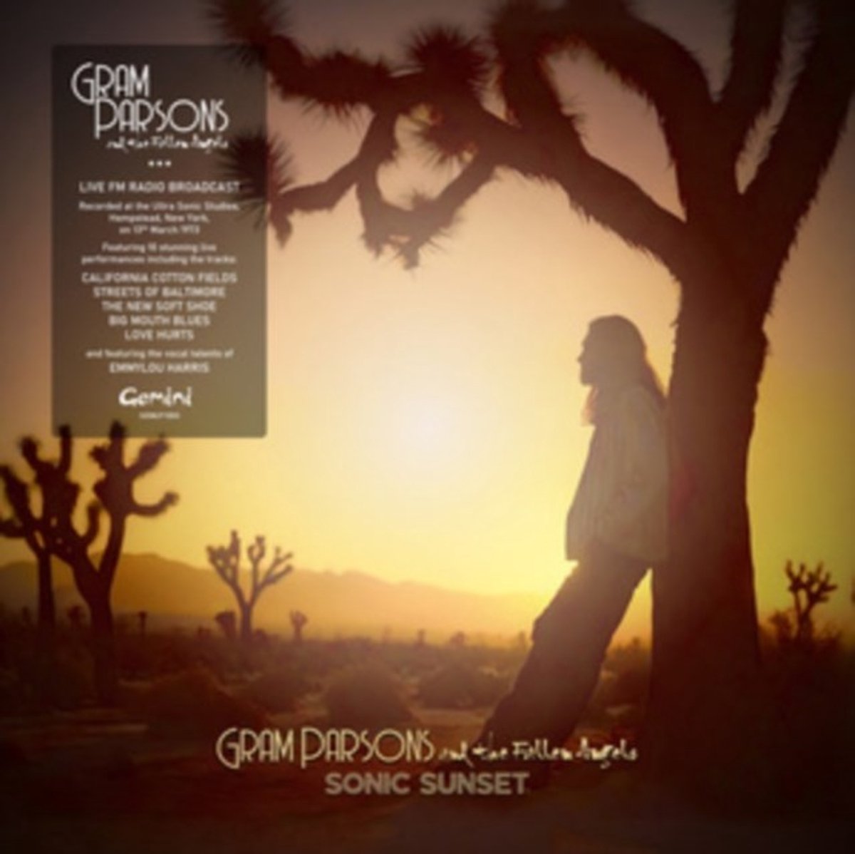 Gram Parsons & The Fallen Angels Featuring Emmylou Harris - Sonic Sunset '73 (LP)