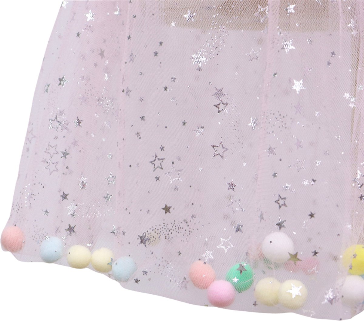 Joya Kids® Tuin Vlinder Fee Verkleedset voor Meisjes | Fëen Tutu verkleedkleding | Prinsessencape | Cape Set | Unicorn | Meisje Verkleedset | Carnvalskleding Halloween Meisjes | Met Haarband, Staf, Vleugels en Tutu | Licht Roze — afbeelding 4