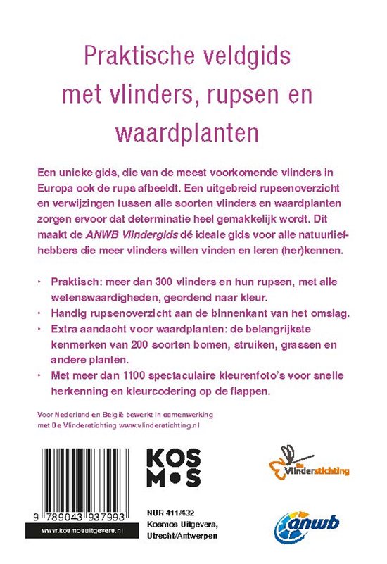 ANWB natuurgidsen - ANWB Vlindergids