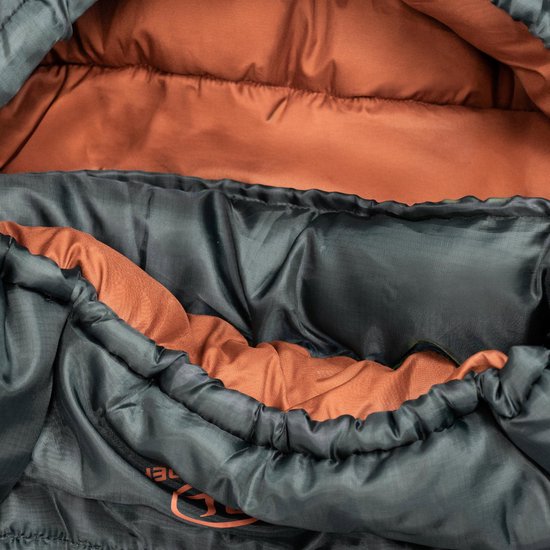 Highlander mummyslaapzak Rayet Hybrid 450E Dark Grey -7°C - Grijs van Merkloos — afbeelding 4