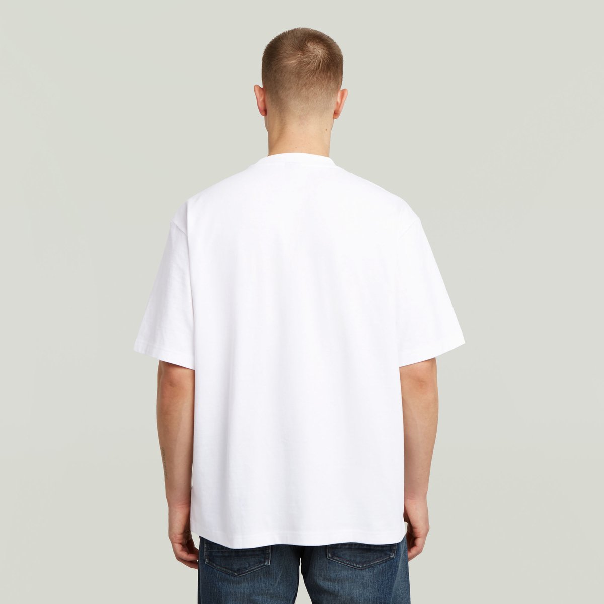 G-Star Boxy base r t Heren T-shirts Wit