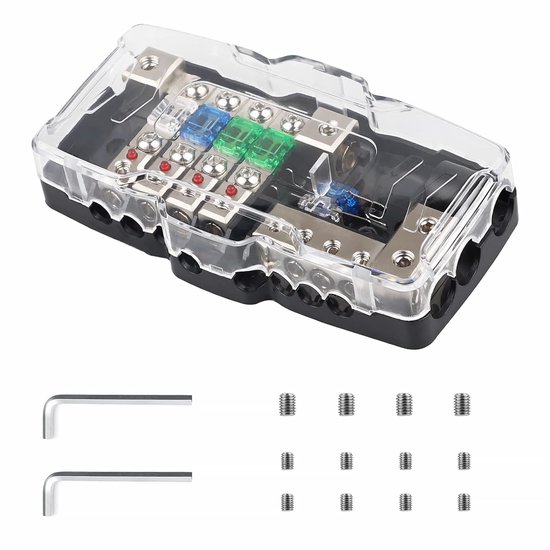 Met Led Fuse Car Distributor Block - Mini ANL Fuse Box - Fuse Holder met Rode LED ...