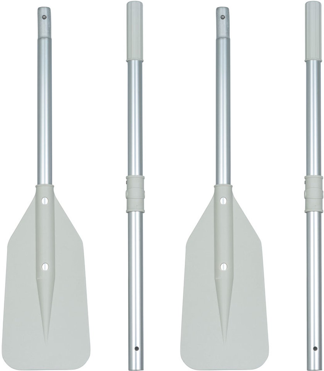 HIBO Rubberboot Peddels Set Grijs