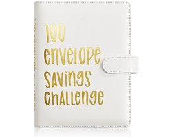100 Envelop Challenge Binder - Spaarmap - A5 Envelop Geld Challenge Binder - Spaarpot - Geld besparen - Financieel planner - Wit