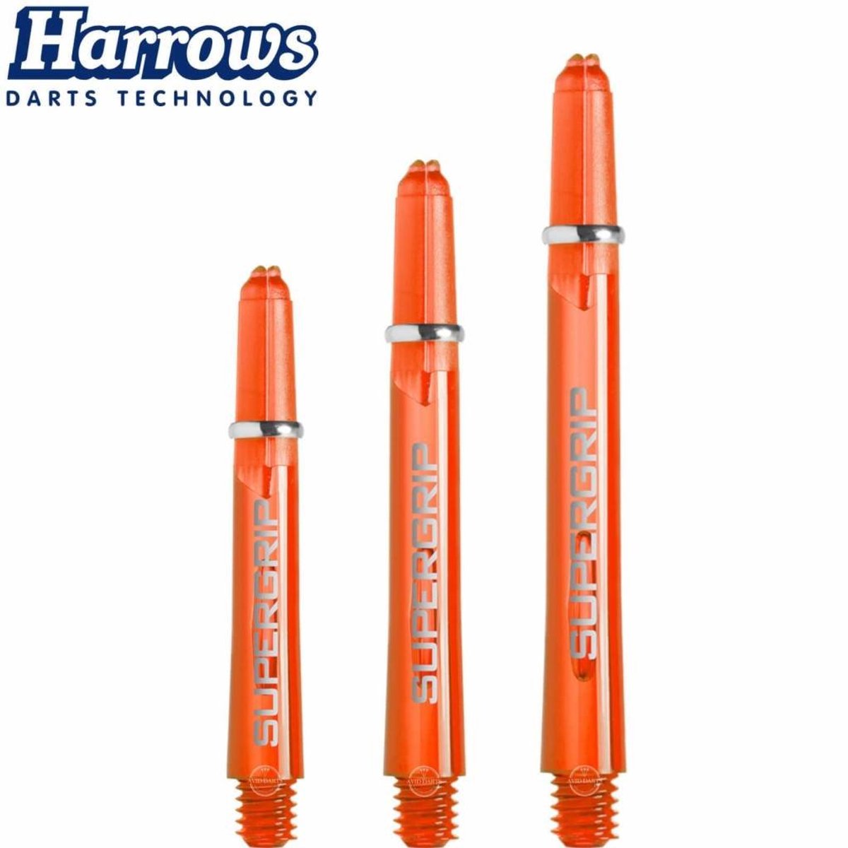 Harrows Supergrip Orange - Dart Shafts Short