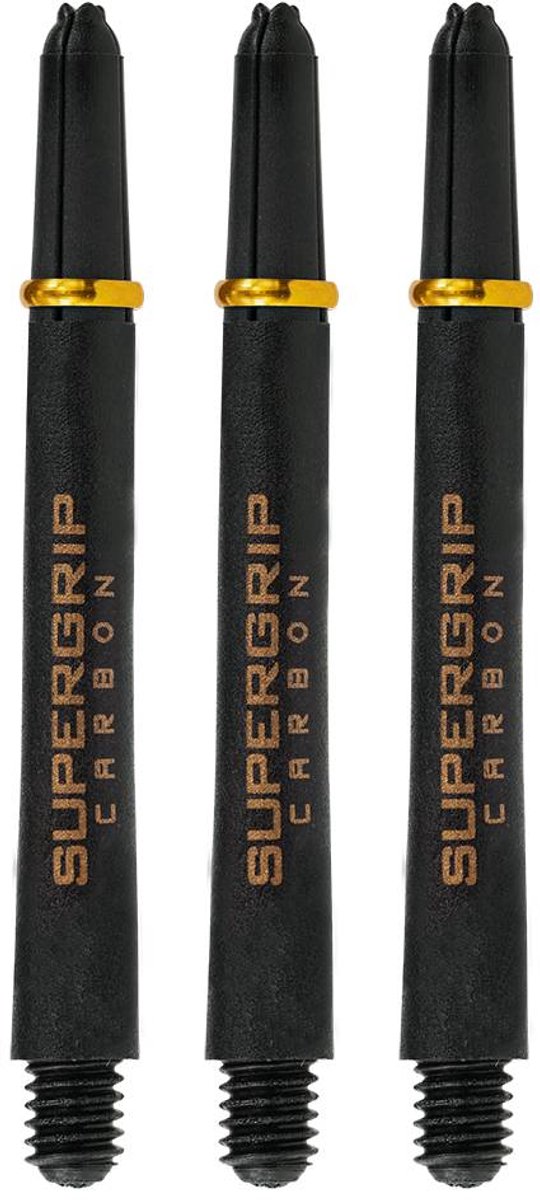 Harrows Supergrip Carbon Gold - Dart Shafts Short