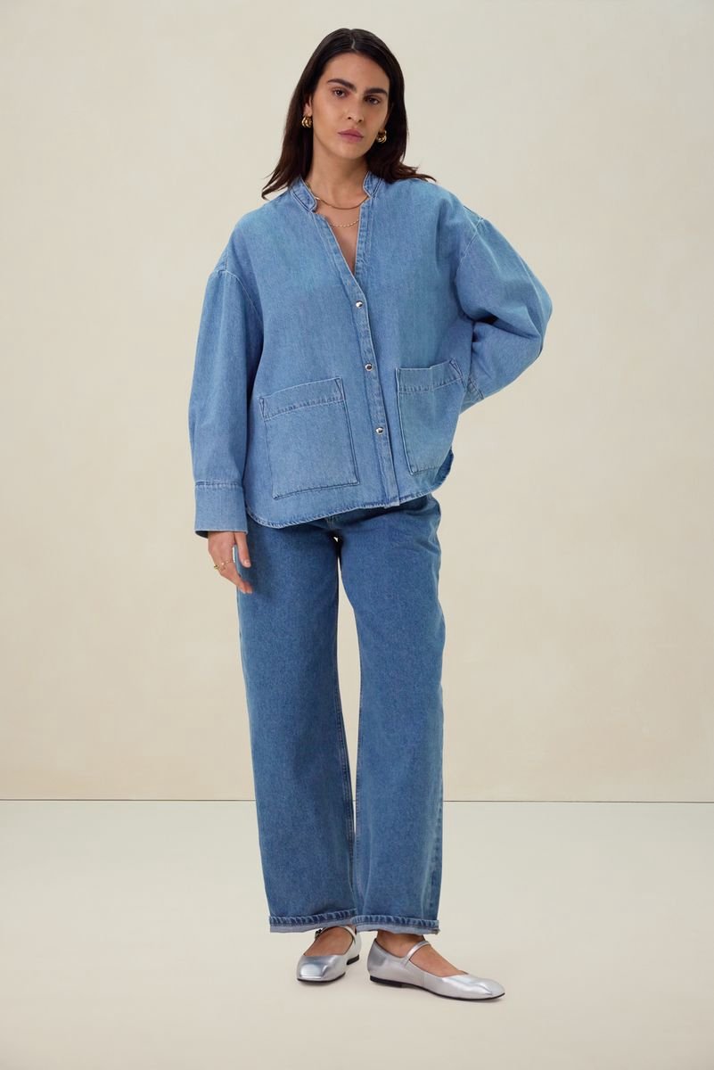 Sissy-Boy - Blauw denim jack