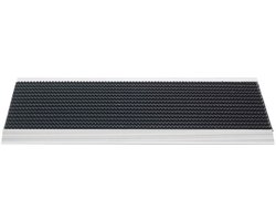 Hamat Borstelmat - Outline Deurmat - schoonloopmat - buitenmat - 80 x 50 cm met alumium strip