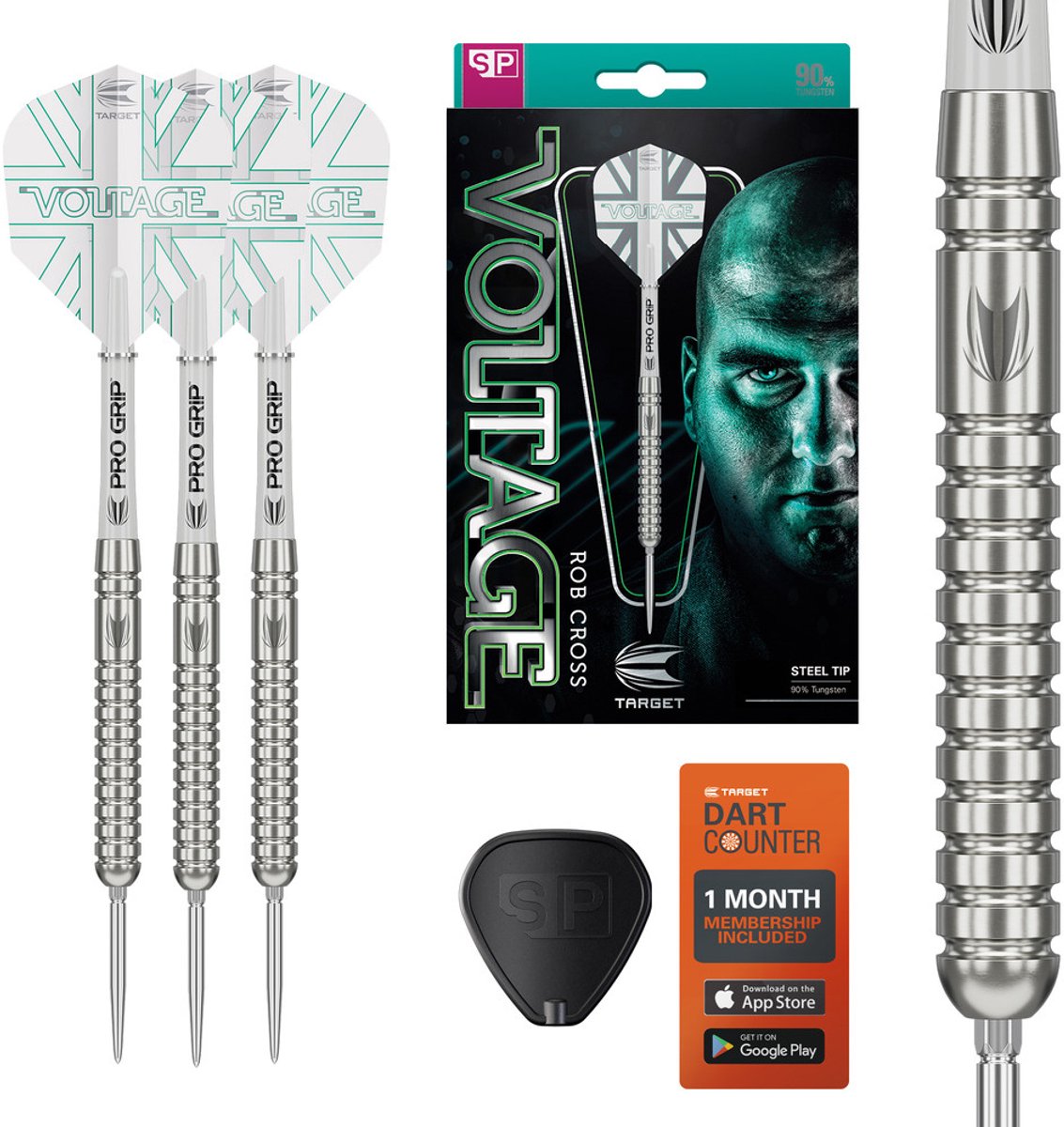 Target Rob Cross G1 Swiss Point 90% - Dartpijlen 23 Gram