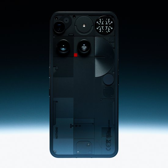 Nothing Phone (3) - 512GB - Zwart - Transparant design - 50 MP