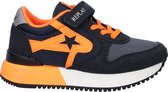 Replay Fiber Jr jongens sneaker - Blauw - Maat 35
