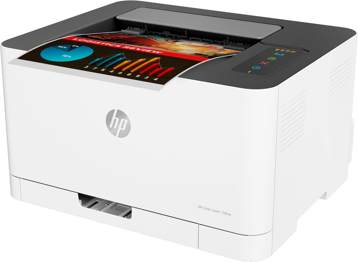 HP Color Laser 150nw - Kleuren Laserprinter - Wit — afbeelding 6