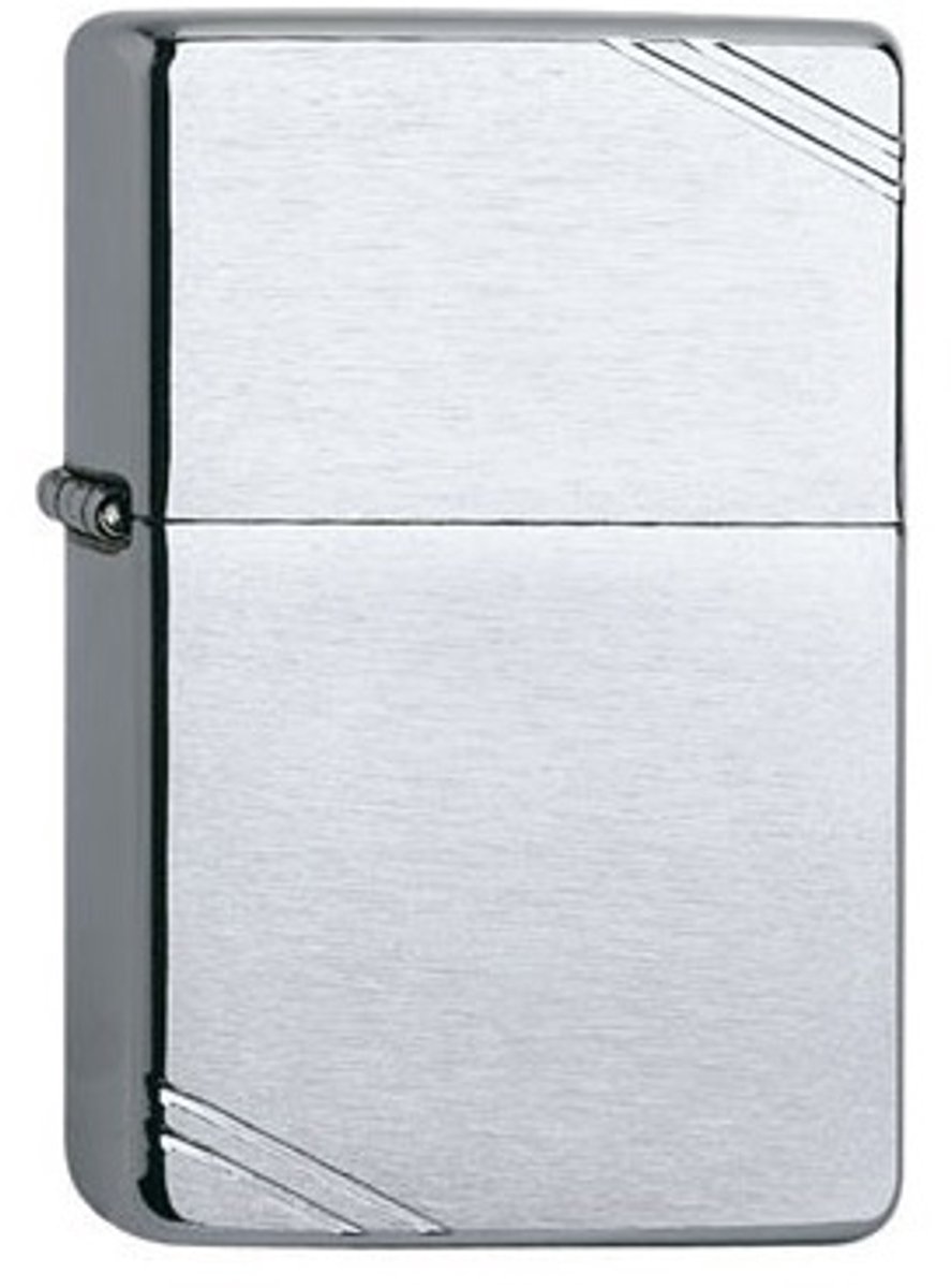 Elektrische Zippo arc vintage chroom brush finish - Oplaadbare Zippo