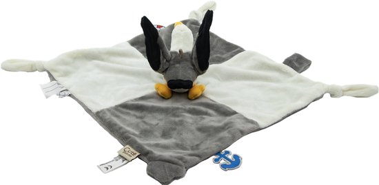 Cute since 1999 - Zack de Zeemeeuw - Knuffeldoekje - Doudou - 30 x 30 cm van Merkloos — afbeelding 4