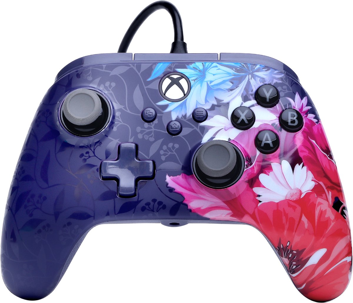 PowerA Advantage Plus Bedrade Controller voor Xbox Series X|S - Nachtbloesem