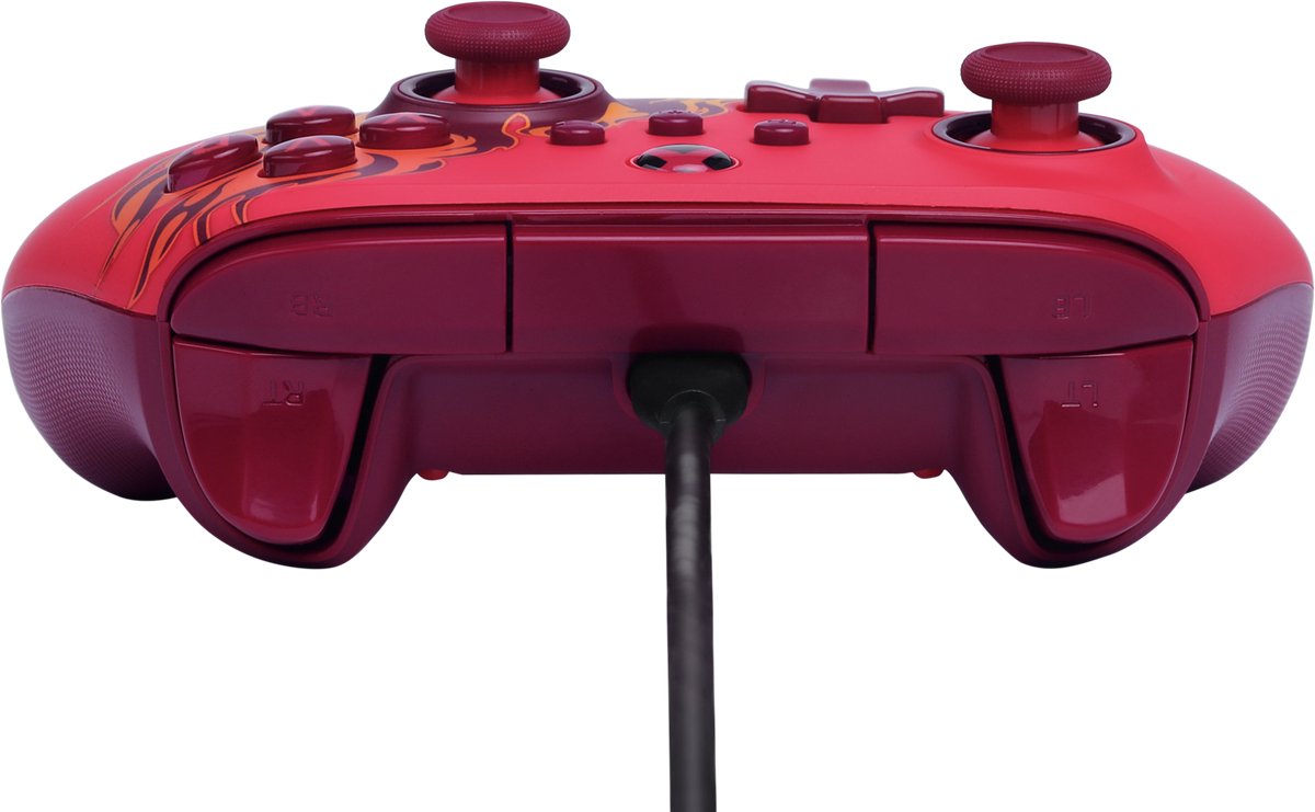 PowerA Advantage Bedrade Controller - Xbox Series X|S - Rood Vuur - 3m USB-kabel – foto 4