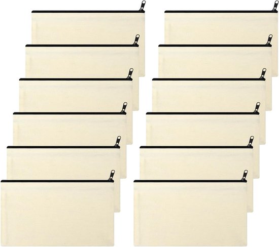 Doe-het-zelf stoffen etui - 12 stuks - Knutselen voor kinderen Doe-het-zelf stoffen etui - 12 stuks - Knutselen voor kinderen