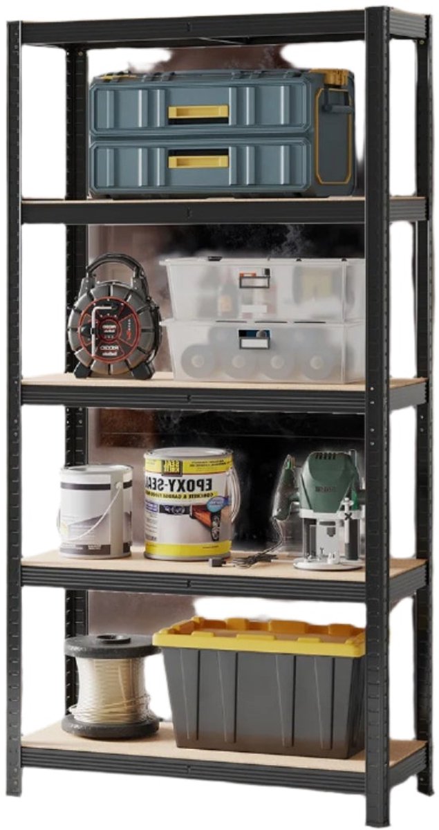 Zware opslagplank - hulpprogramma - garage -organisator - versterkt stalen frame - 180 cm x 90 cm x 40 cm