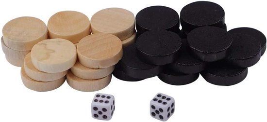 Schach Backgammon Dame Set,Feld 32 mm   Jetzt günstig online bestellen auf