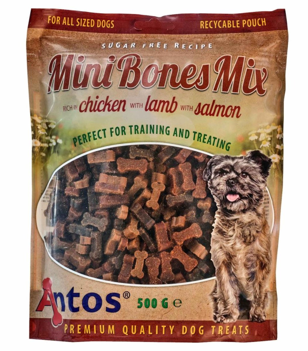 Mini Soft Treats Kip Lam Zalm Beloningssnacks 500 Gr. Vlees Training Snacks Puppy Snack Hondensnacks