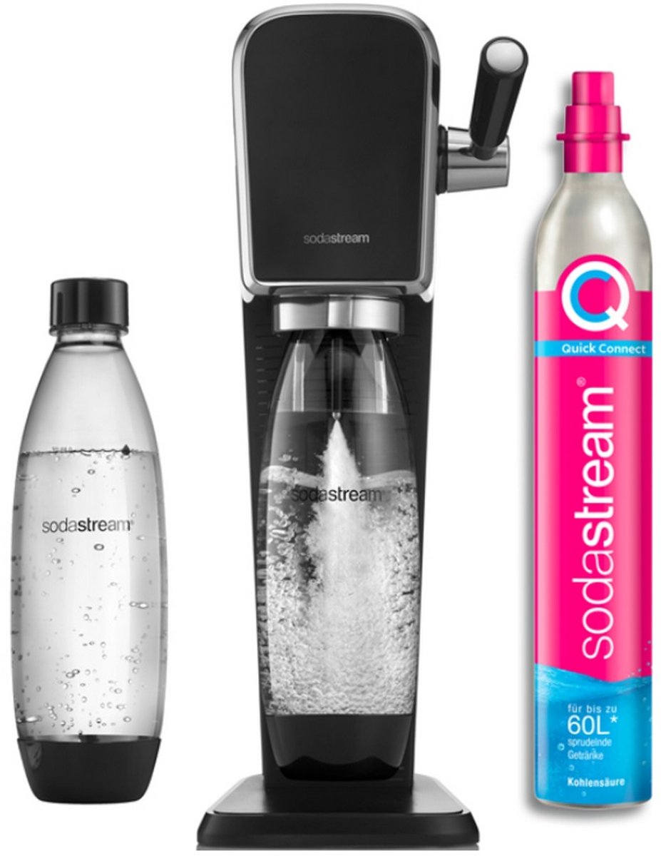 SODASTREAM frisdrankautomaat - + bruiswater Black ART Machine Vaatwasmachinepakket