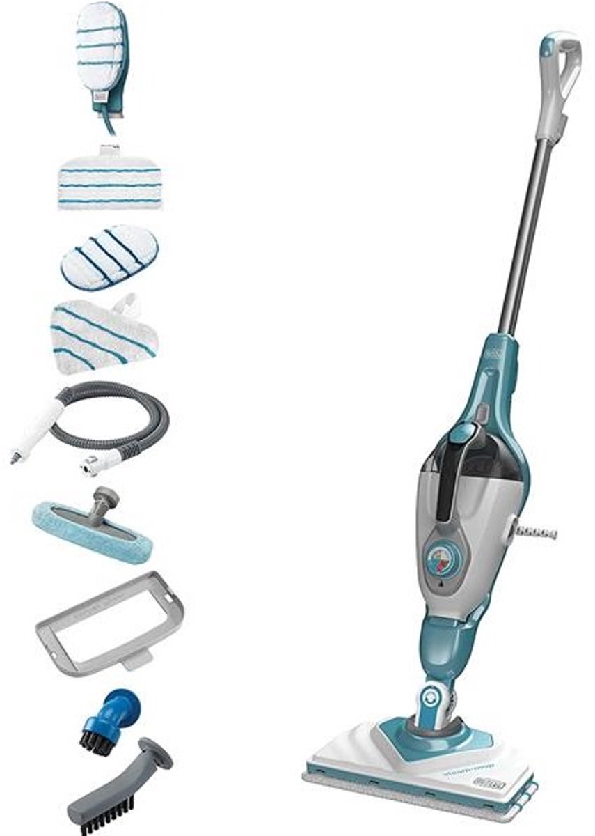 BLACK+DECKER BHSM166DSM 1600W Steam-mop met SteaMitt, deltavoet en 11 accessoires stoomreiniger – foto 6