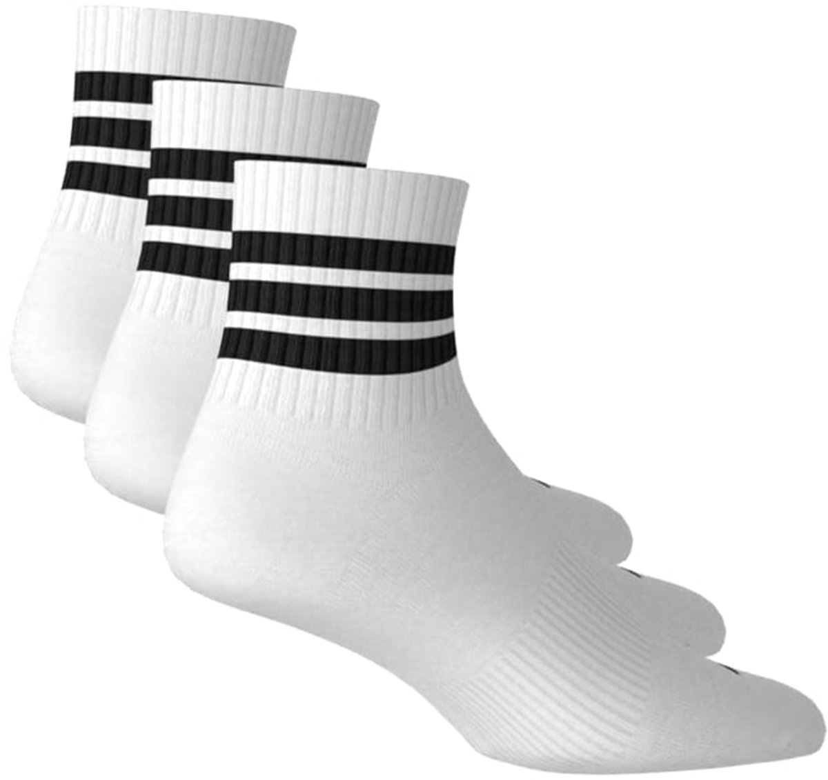 Adidas Performance 3-Stripes Cushioned Sportswear Mid-Cut Sokken 3 Paar - Unisex - Wit — cadeau in Cadeau-ideeën - foto 8
