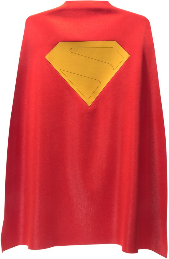 Jobber- Cape - Masker - Superman - Blauw - Superheld - Verkleedset