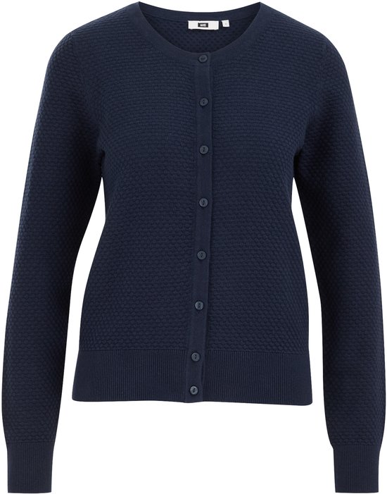 WE Fashion Dames gebreid vest met structuur