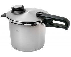 Fissler Vitavit Premium - Snelkookpan - 6 liter - Met stoominzet