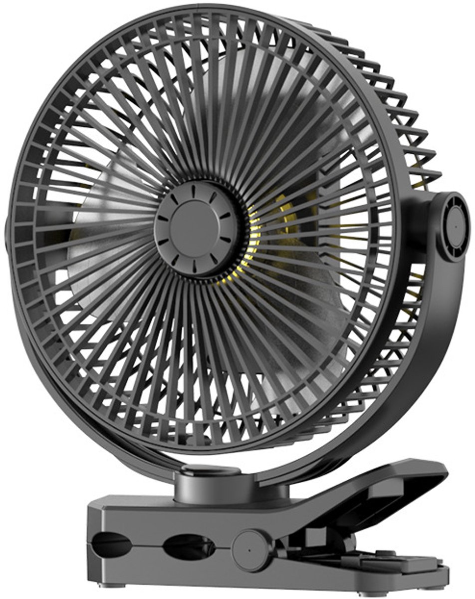 Ventilator - 8 inch - ventilatoren - Tafelventilator - clip-on ventilator - kantoor clip-on ventilator - multi-hoek ventilator - Draaibare