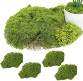 Kunstmos 200 g, groen kunstmos om te knutselen