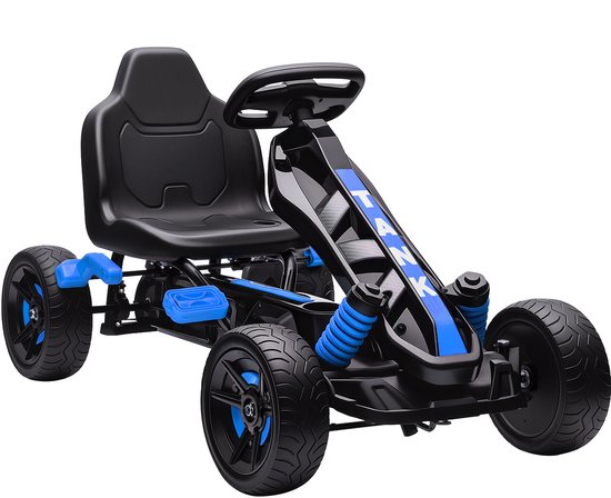 AIYAPLAY-Pedaal Go Kart-100x59x60.5cm-Kunststof-Blauw