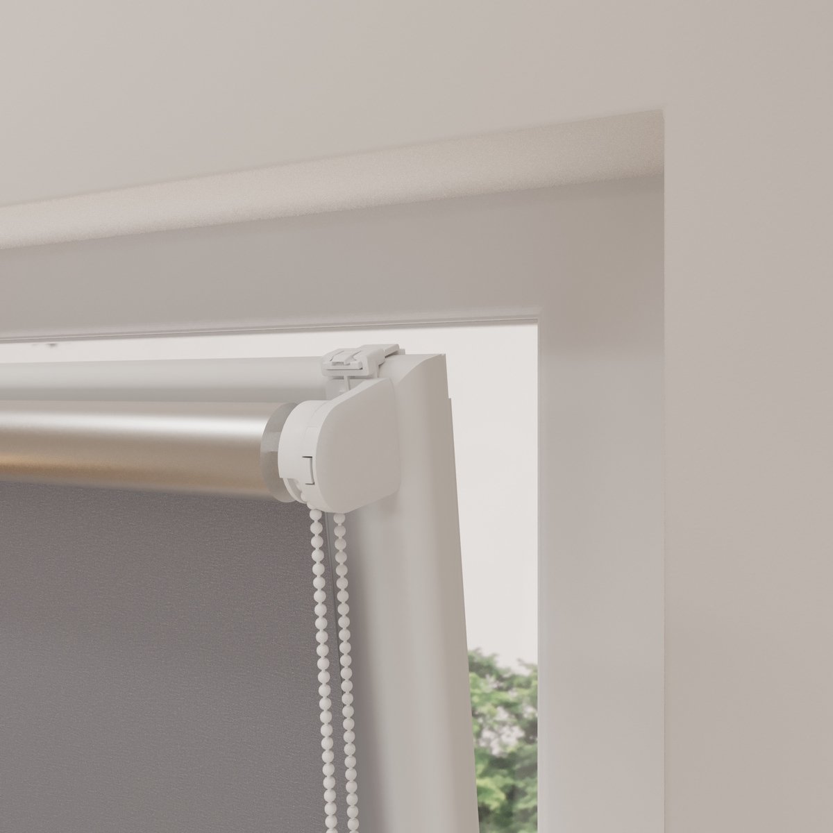 DTCH® Rolgordijn Verduisterend - Pure mini Thermo - Grijs - 70 x 150 cm - Isolerende zonwering – Rolgordijn zonder boren – foto 5