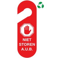 Niet storen deurhanger - Forex Re materiaal | 30 x 10 cm