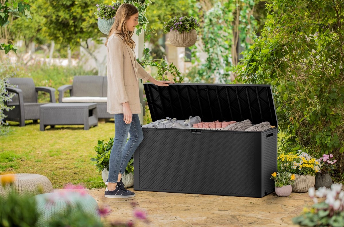 Keter Emily Serie - Tuinkist - 280L - Weerbestendig - Bruin