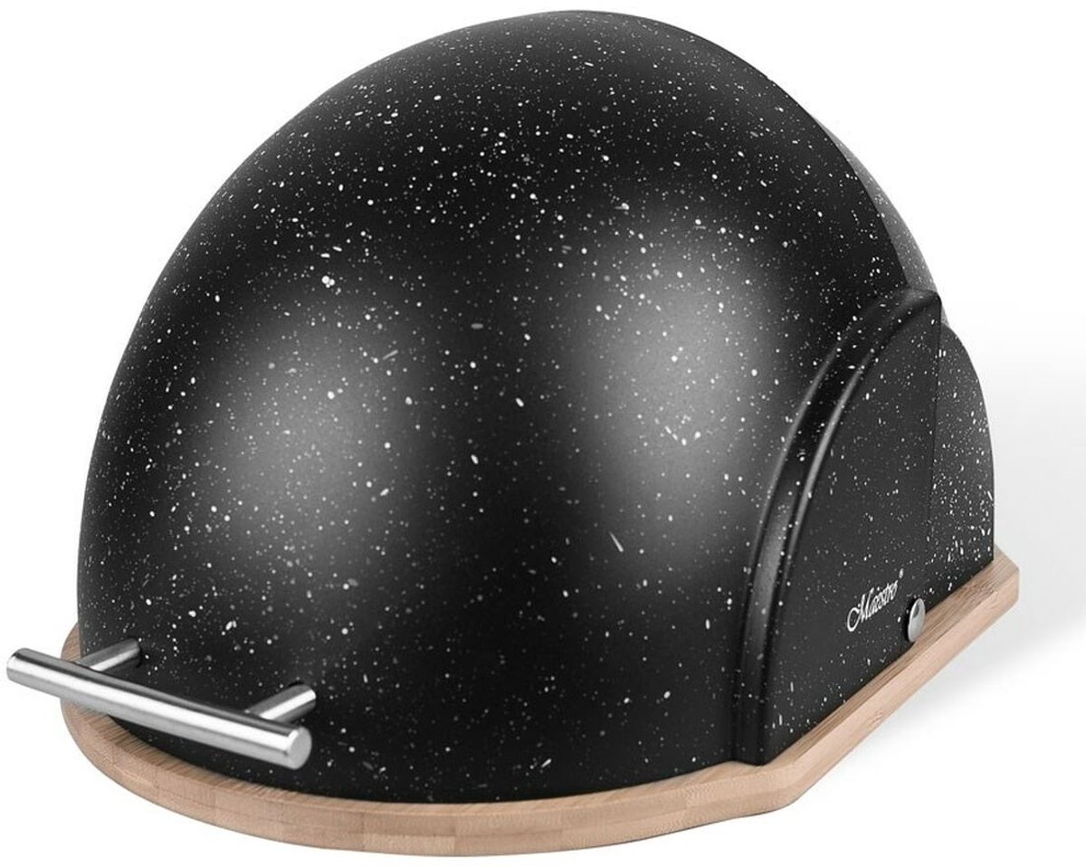 Broodmand Feel Maestro MR-1678G-BLACK Wit Zwart Hout Hout, bamboe Plastic (1 Stuks)