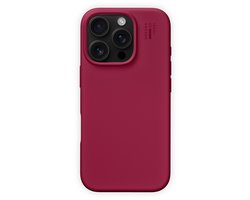 iDeal Of Sweden Silicone Case met magnetische ring geschik voor iPhone 16 Pro Max Cranberry