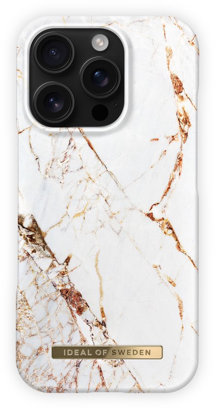 iDeal of Sweden Fashion Case met magnetische ring geschikt voor iPhone 16 Pro Carrara Gold