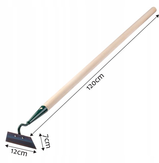 KADAX Hakkel, tuinhak voor het losmaken, luchten en wieden van de grond, voor tuin, metalen blad, tuinaccessoires, onkruidhak voor het verwijderen van onkruid, cultivator (werkbreedte: 12 cm, met van Merkloos	 — afbeelding 4